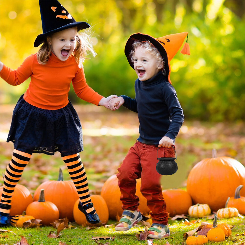 6 Штук Канты Halloween С Тыквой И Чародейкой Для Конфет 7.00X7.00X5.50Cm