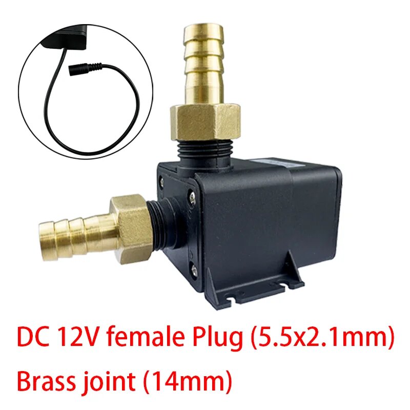 Мини насос 12V DC, разъем 14mm