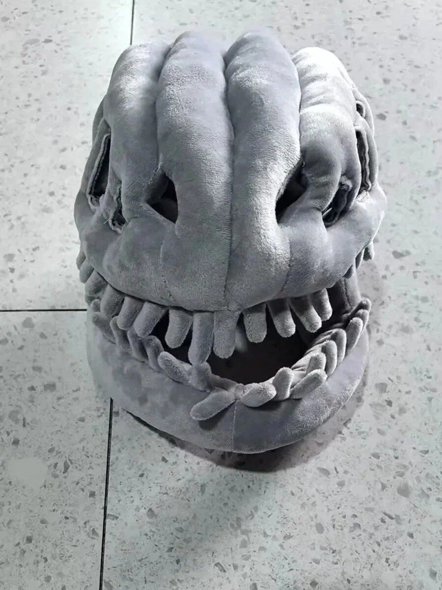 Сумка на кости динозавра, плюшевая шапка Без скелета, одна 120cm