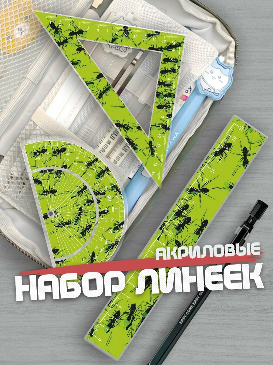 Набор линеек для школы Муравьи