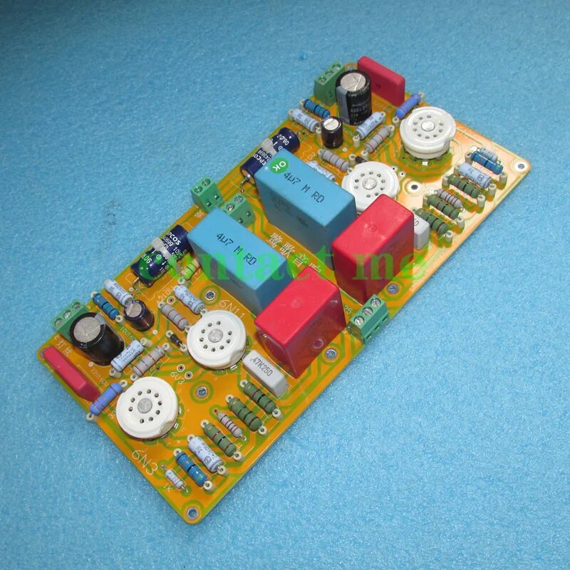Ламповый предусилитель 6N3+6N11 JCDQ27D, схема Marantz 7 no tubes