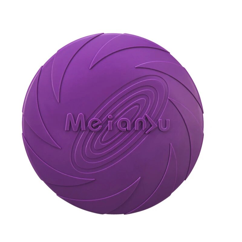 Резиновый летающий диск для собак Фиолетовый, 18cm, PURPLE