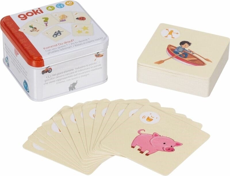 Головоломка Goki "Угадай понятия", логическая игра 3 в 1, 60 карт