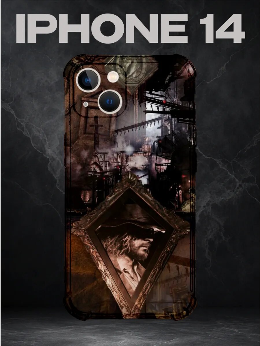 Чехол на IPHONE 14 с принтом PINTEREST Resident Evil 8