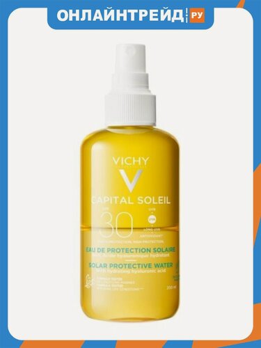 Изображение товара Солнцезащитный спрей для лица и тела Vichy Capital Ideal Soleil SPF 30 двухфазный увлажняющий, 200 мл
