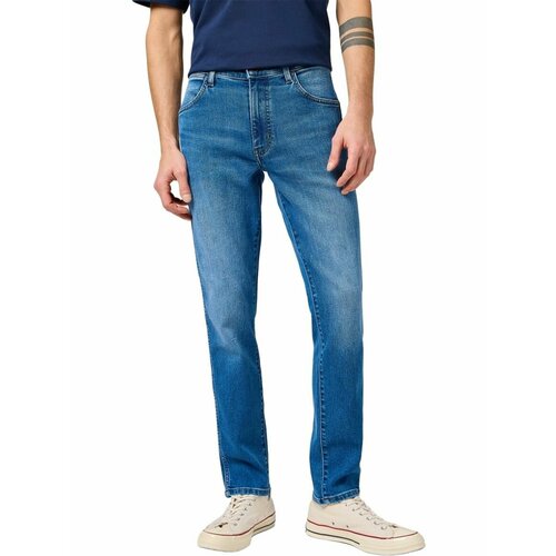 фото Джинсы wrangler men larston jeans, размер 34/32, синий