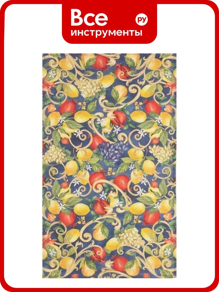 Полотенце Этель Southern fruits 40x73 см, 100% хлопок, саржа 190 г/кв. м 7587352