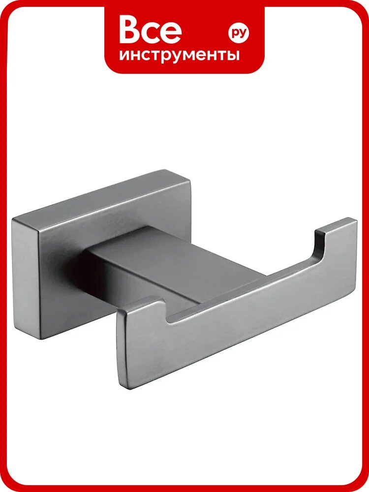 Крючок двойной для полотенец ViEir, графит, V5002-G