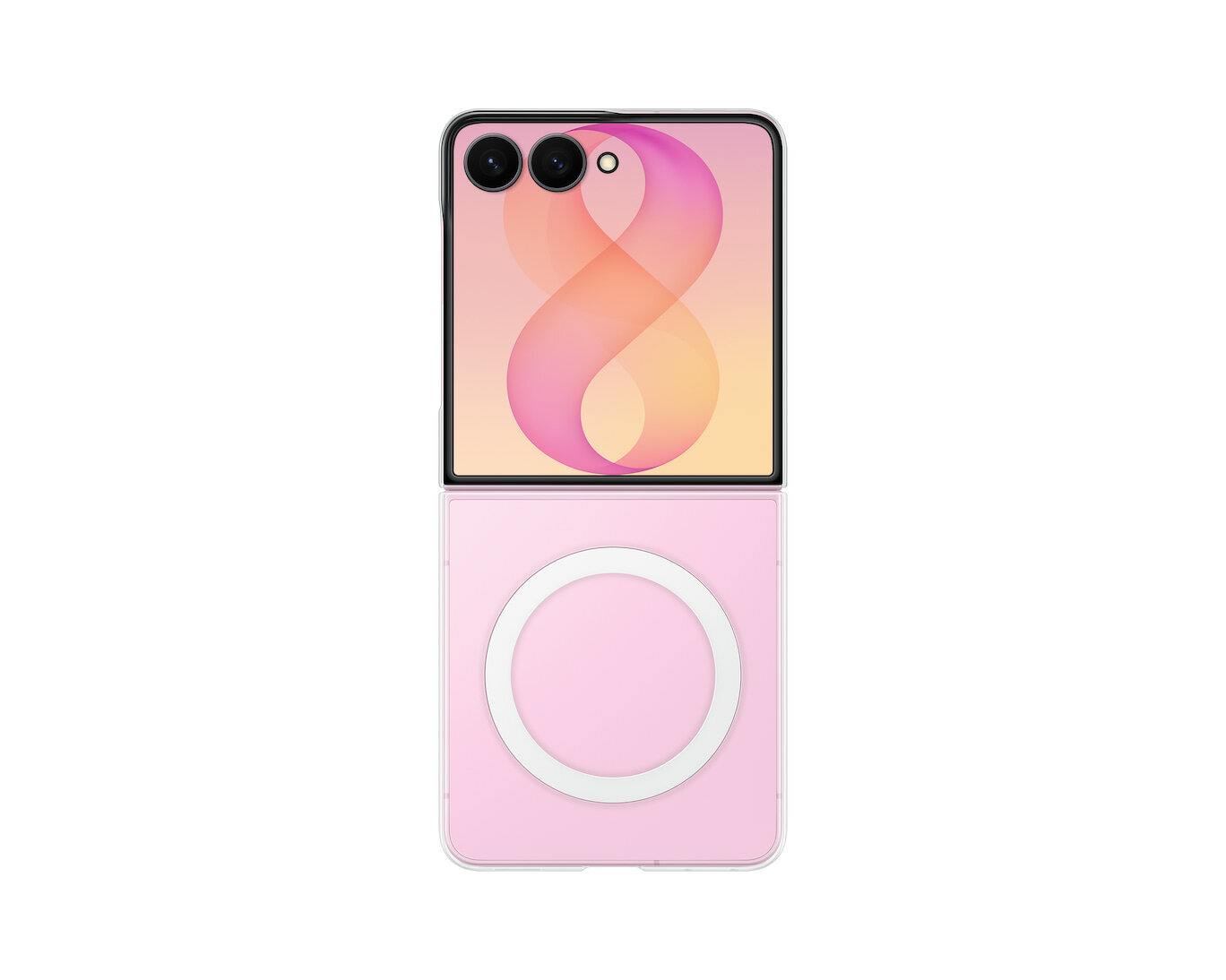 Прозрачный чехол с магнитным креплением Samsun Galaxy Z Flip8 Clear Magnet Case