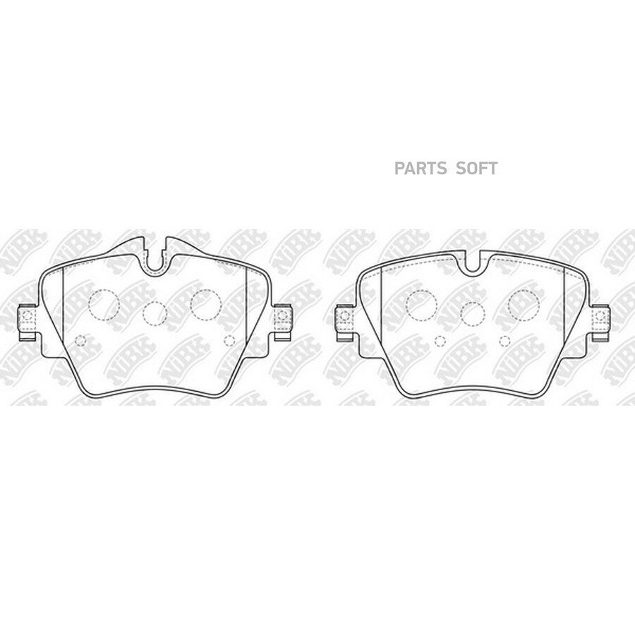 NIBK PN0577 Колодки тормозные дисковые арт. продавца NIBKPN0577