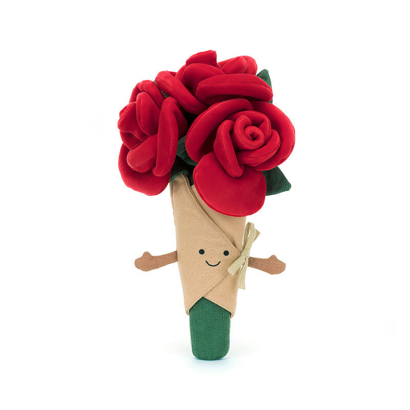 Плюшевая игрушка Jellycat Rose 30 см роза мягкая подарок