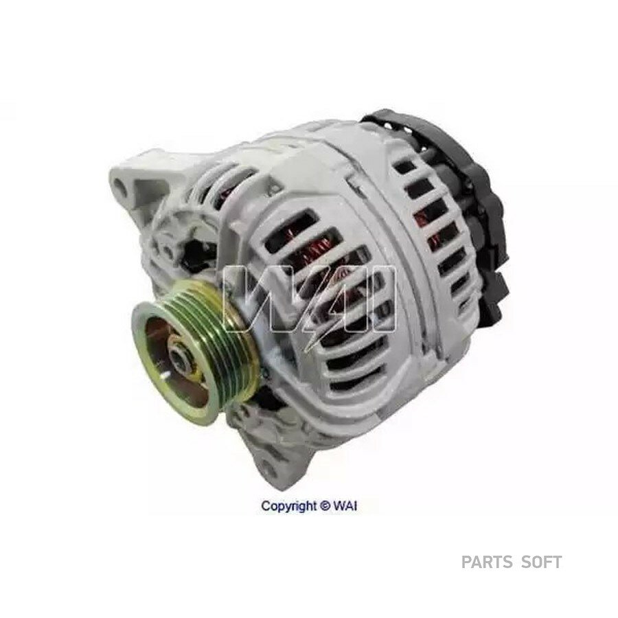 Генератор (новый) Audi (1999-2002) Audi - Europe (1998-2005) Skoda - Europe (2002-2008) Volkswage от официального дистрибьютора, WAI, артикул 13951N