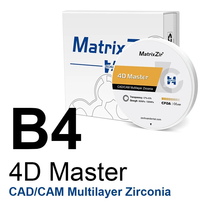 Циркониевые блоки NeunoRton 4D Master 12-30 мм 98X18mm, B4