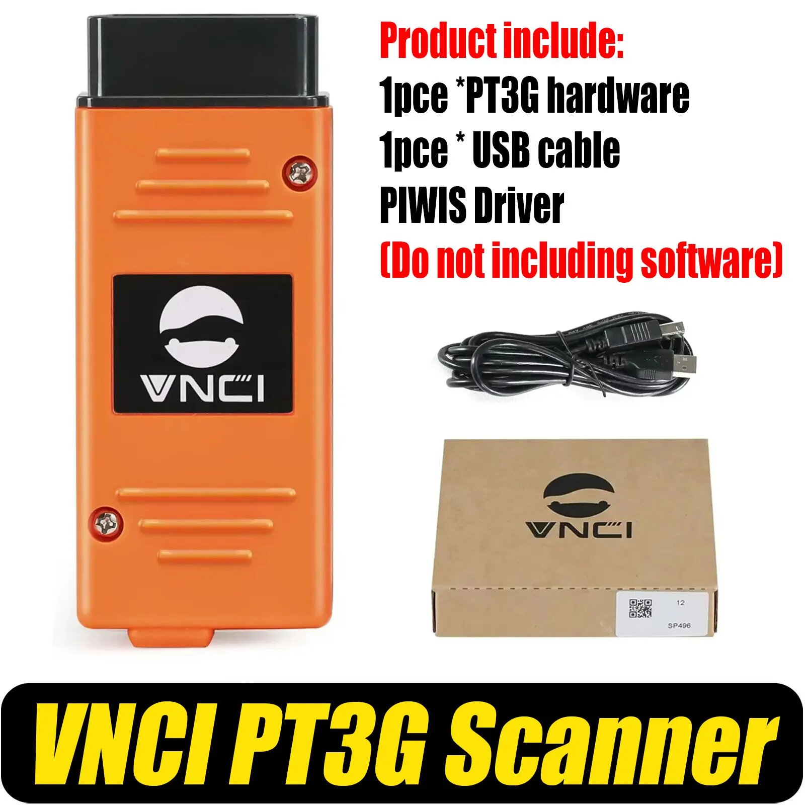 Диагностический инструмент VNCI PT3G для Porsche, совместимый с оригинальным драйвером PT3G Scanner