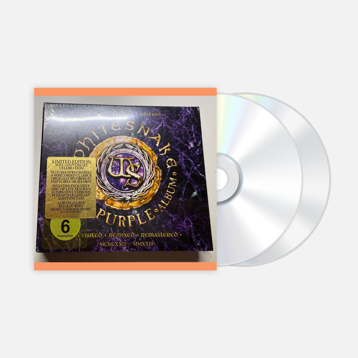 Музыка CD Whitesnake - The Purple Album : Special Gold Edition 2CD + Blu-ray, Special Edition, New