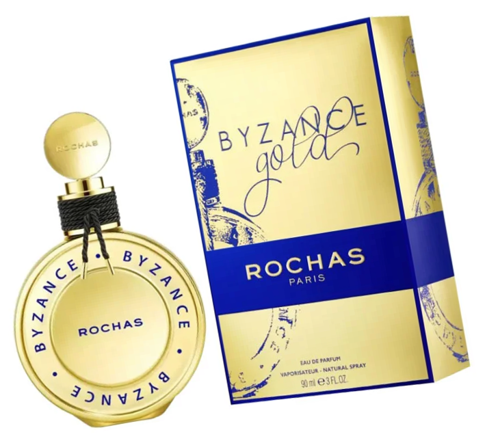 Rochas Byzance Gold женская парфюмерная вода золотая 90 мл - Роша Бизанс Голд