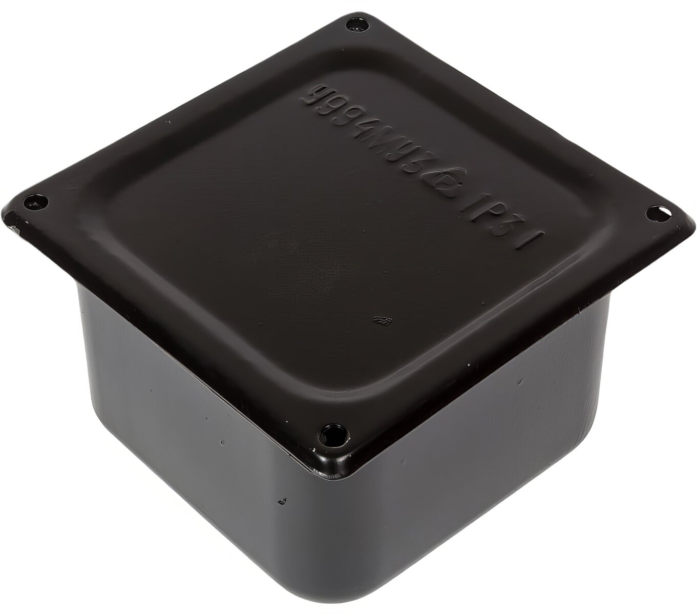 Протяжная металлическая коробка IEK У-994 110x110x80 ip31 UKO12-100-100-080-K02-31M