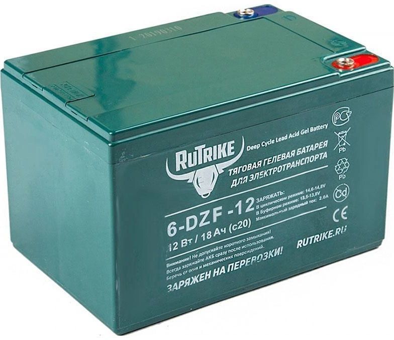 Тяговая аккумуляторная батарея Rutrike 6-DZF-12 (12V12A/H C2)