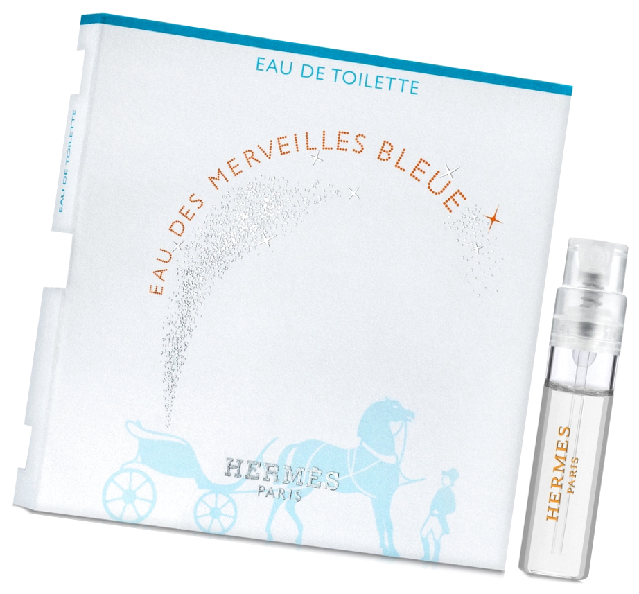 Туалетная вода Hermes Eau Des Merveilles Bleue проба 2 / Мини-флакон аромата Гермес О Де Мервейлс Блу / Сэмпл парфюма