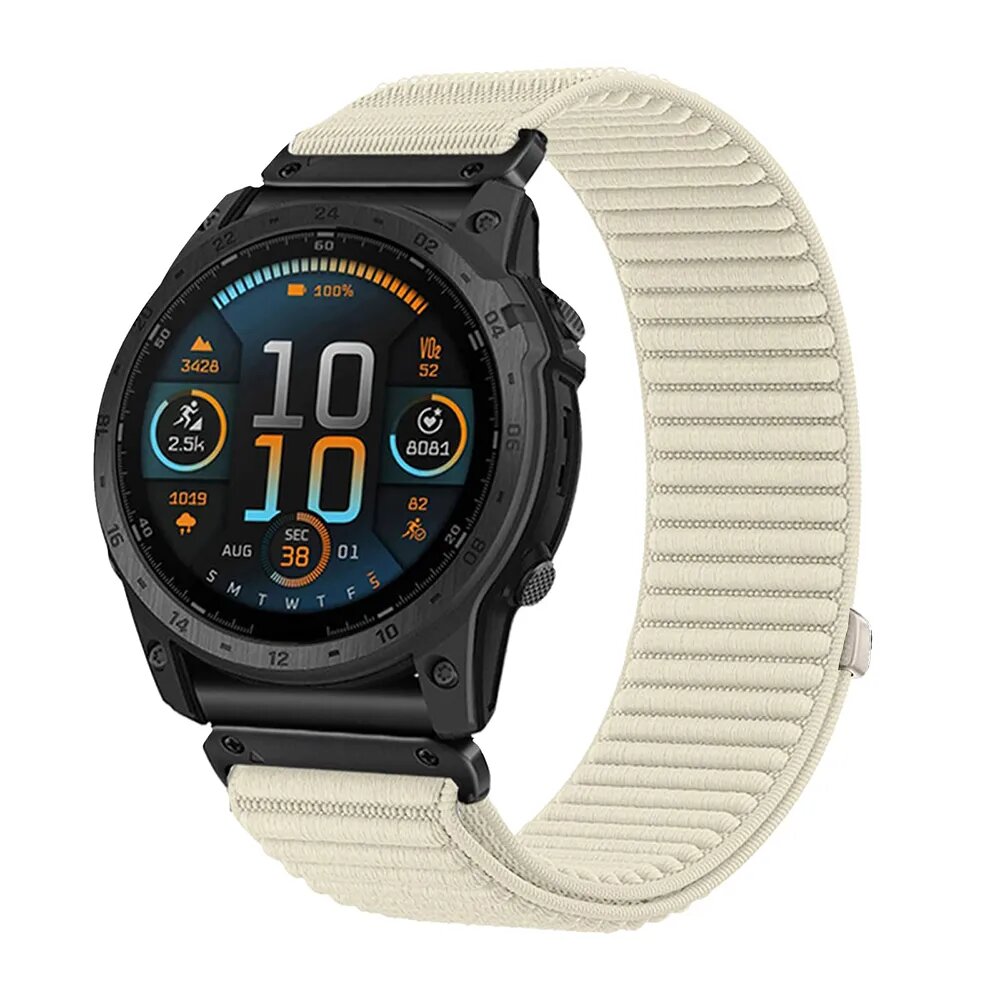26-миллиметровые нейлоновые ремешки QuickFit для Garmin Fenix 8 51 мм, Fenix 7X/6X/6X Pro / 5X/5X Plus/Epix 2X/Enduro 3, ремешок с волнистой петлей для мужчин и женщин
