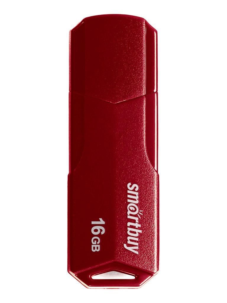 SmartBuy CLUE 16 ГБ USB-флеш-накопитель, USB 2.0, USB Type-A, SB16GBCLU-BG, черный графит