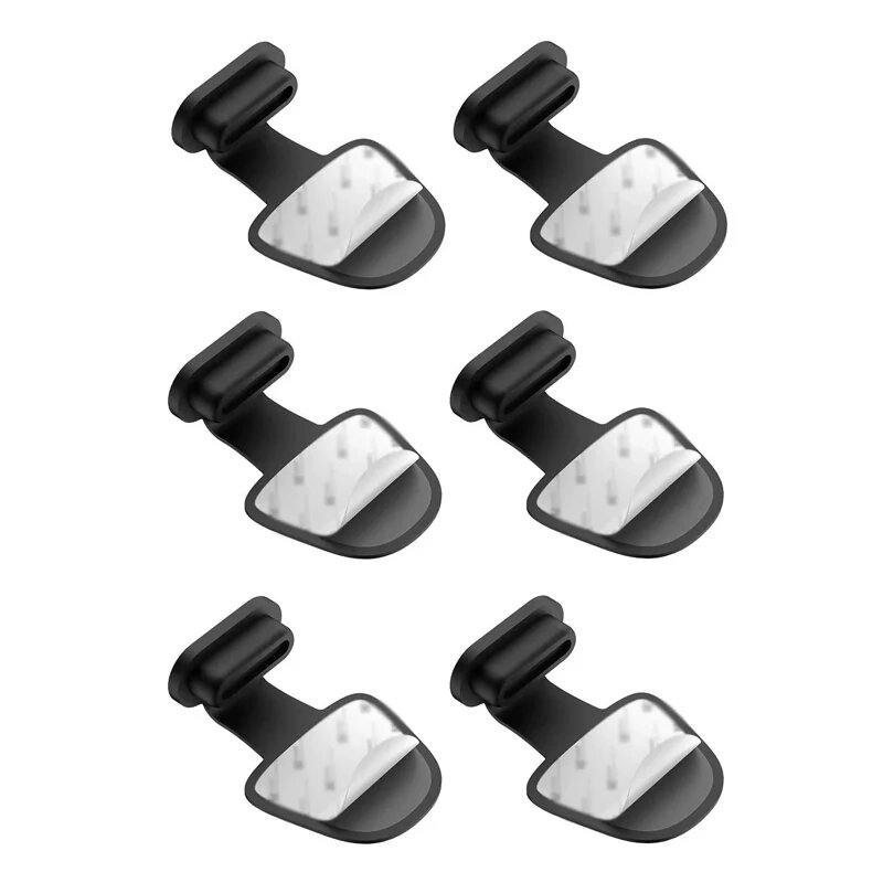 Заглушки для USB Type-C, черные (6 шт)