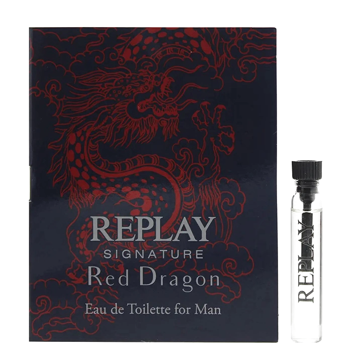 Парфюм в миниатюре: Туалетная вода Replay Signature Red Dragon пробник 2 / Реплей Сегнэчэ Ред Дрэгон сэмпл