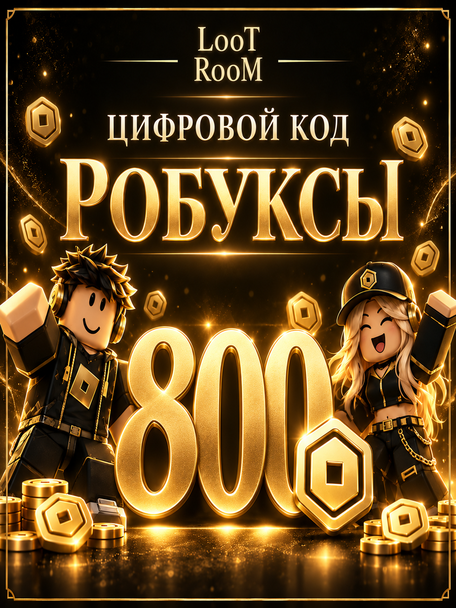 Подарочная карта на 800 Робуксов для всех стран | Роблокс пополнение | Robux GiftCard |