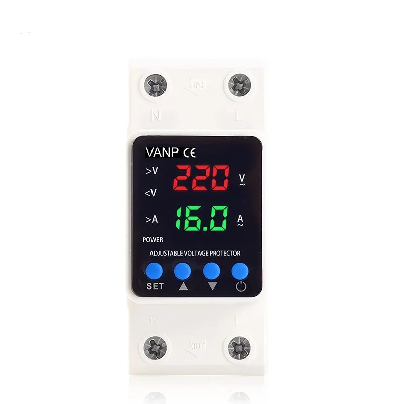 Защита от перенапряжения 2P 40A 220В