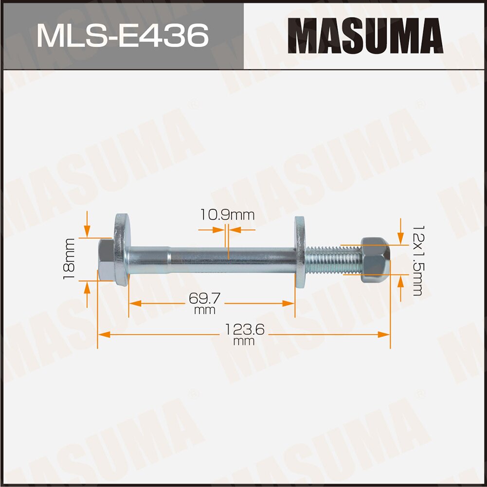 Болт эксцентрик комплект Masuma MLS-E436