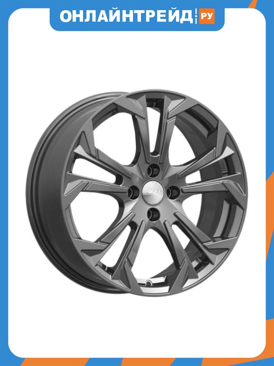 Диск Skad Дунай 7x17/4x98 D58.5 ET35 графит