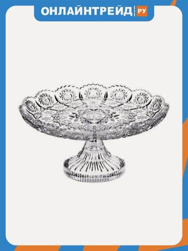 Изображение товара Конфетница на ножке Lefard "muza crystal" 18x18x9,5 см.
