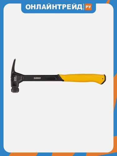 Изображение товара Одноэлементный молоток с прямым гвоздодёром Dewalt DWHT51005-0, 624г
