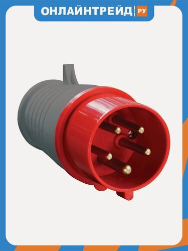 Изображение товара Вилка Iek 015 3Р+РЕ+N 16А 380В IP44, PSR02-016-5