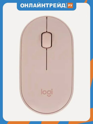 Изображение товара Мышь беспроводная Logitech PEBBLE M350 Pink (910-005575)