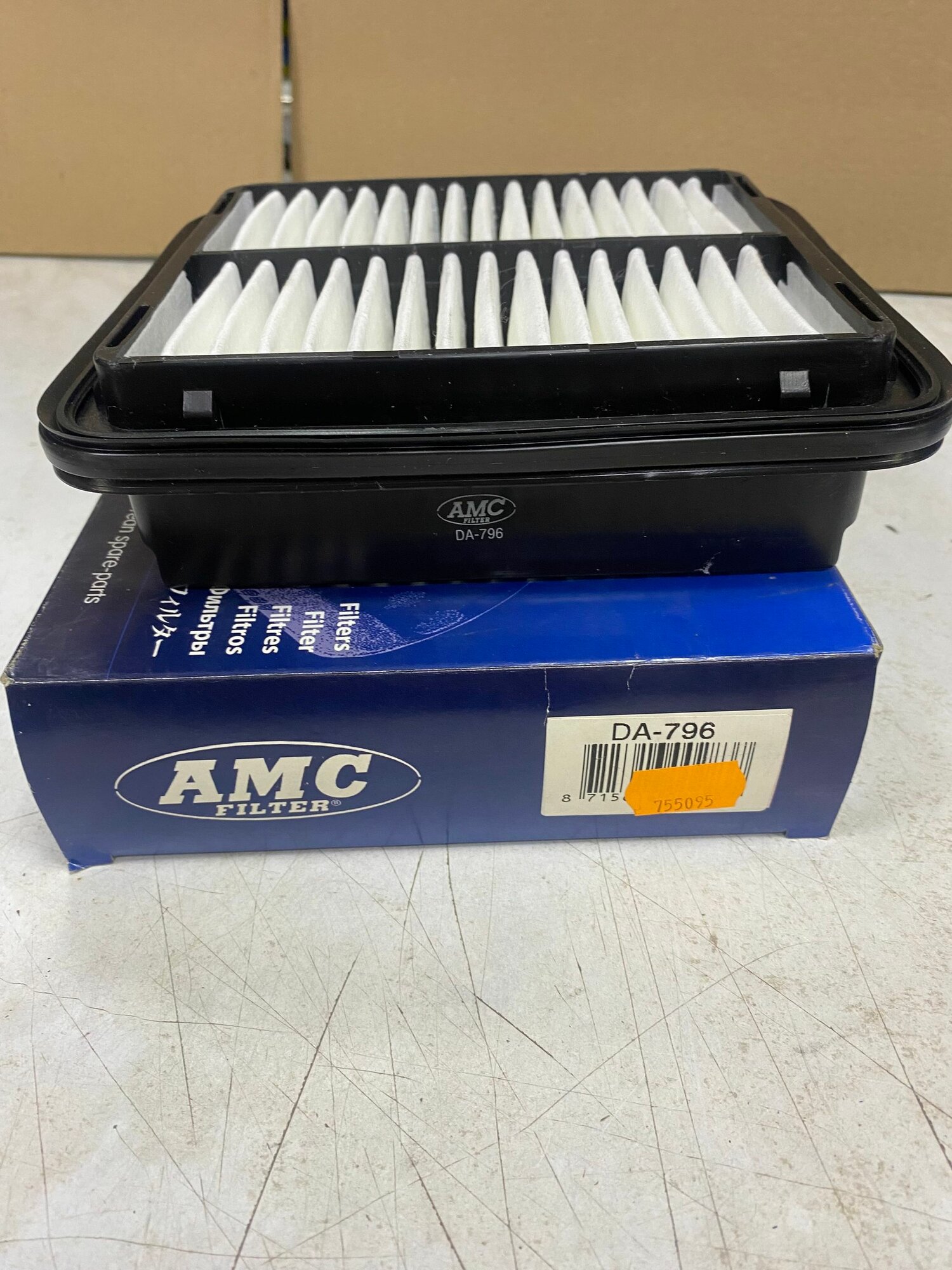 AMC Filter Фильтр воздушный DA-796