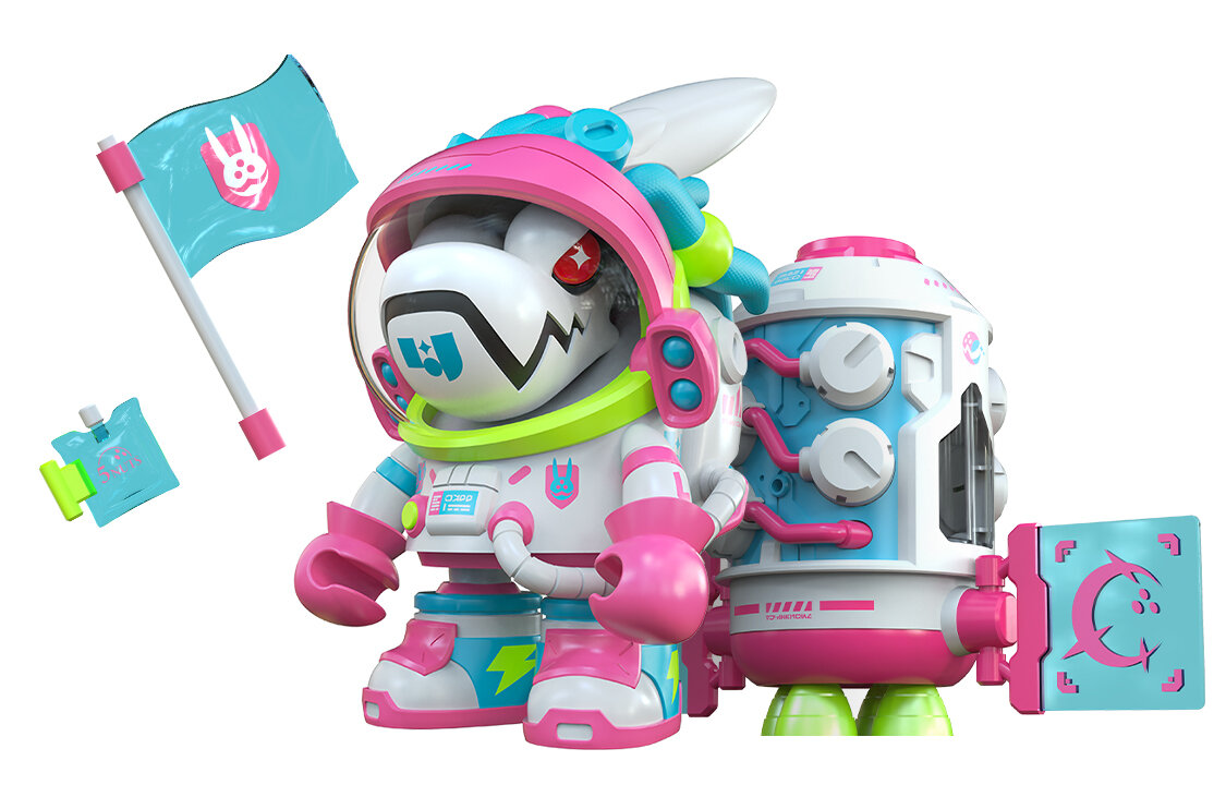 Фигурка унисекс WAZZUPfamily Chameleon Space 206 Space Dragon Collection Limited Edition, 14 см