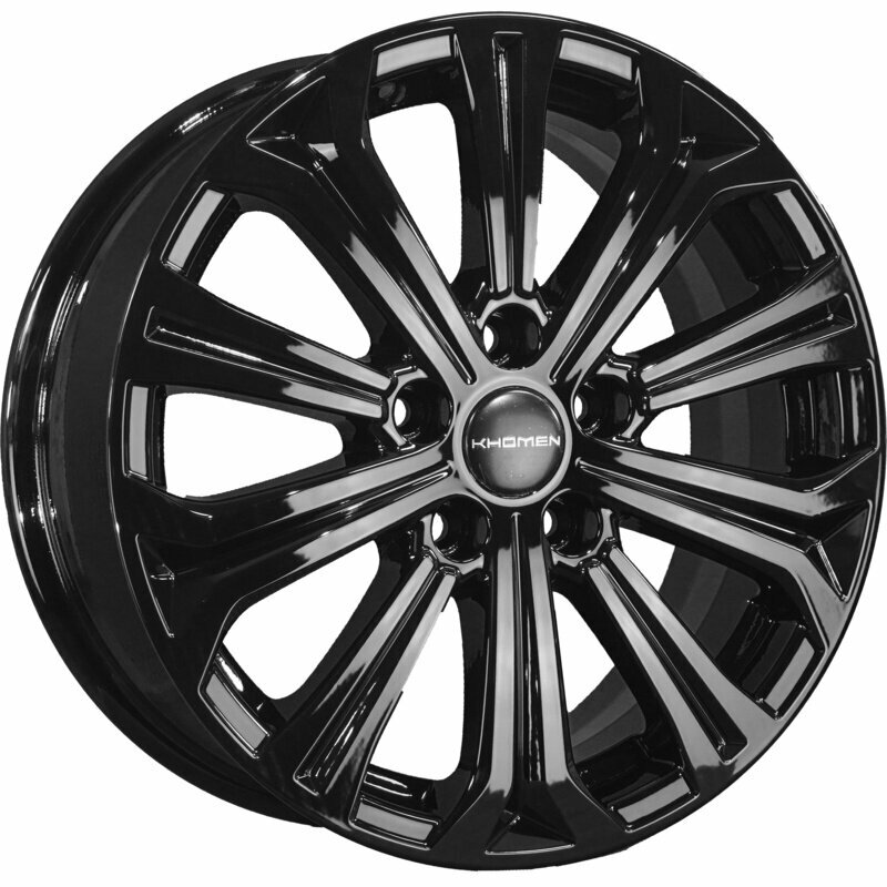 Литой колесный диск Khomen Wheels KHW1610 (Toyota/Suzuki) 6,5x16/5x114,3 ET45 D60,1 Black