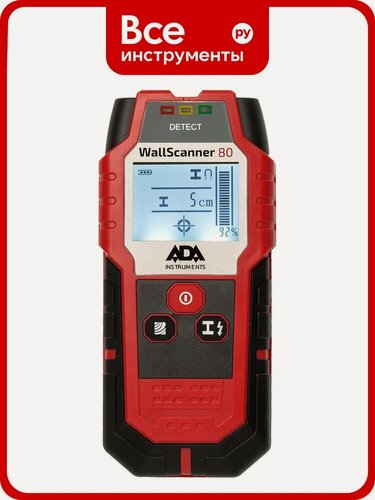 Изображение товара Детектор, ADA, проводки ADA Wall Scanner 80 А00466, прочного материала и, в сфере ремонта