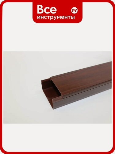 Изображение товара Кабель-канал урал ПАК КК-4812012-200, 12x12, 2м, огнестойкий, IP40, цвет венге