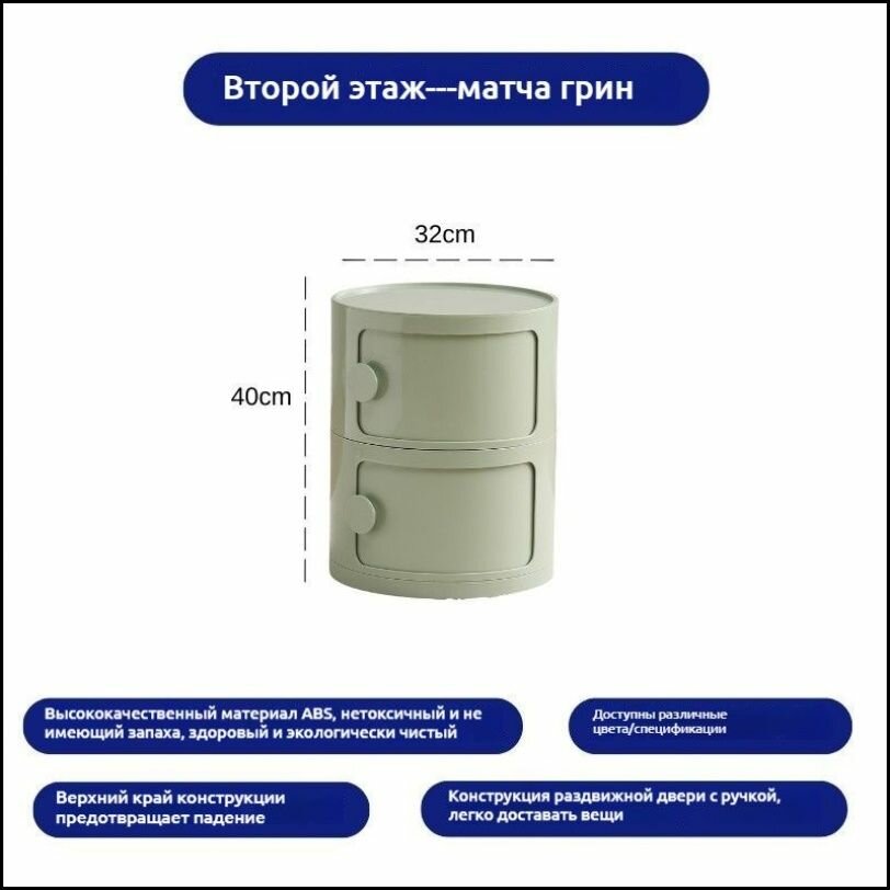 DGWC MALL Тумба, 2 ящ, 33х33х40 см