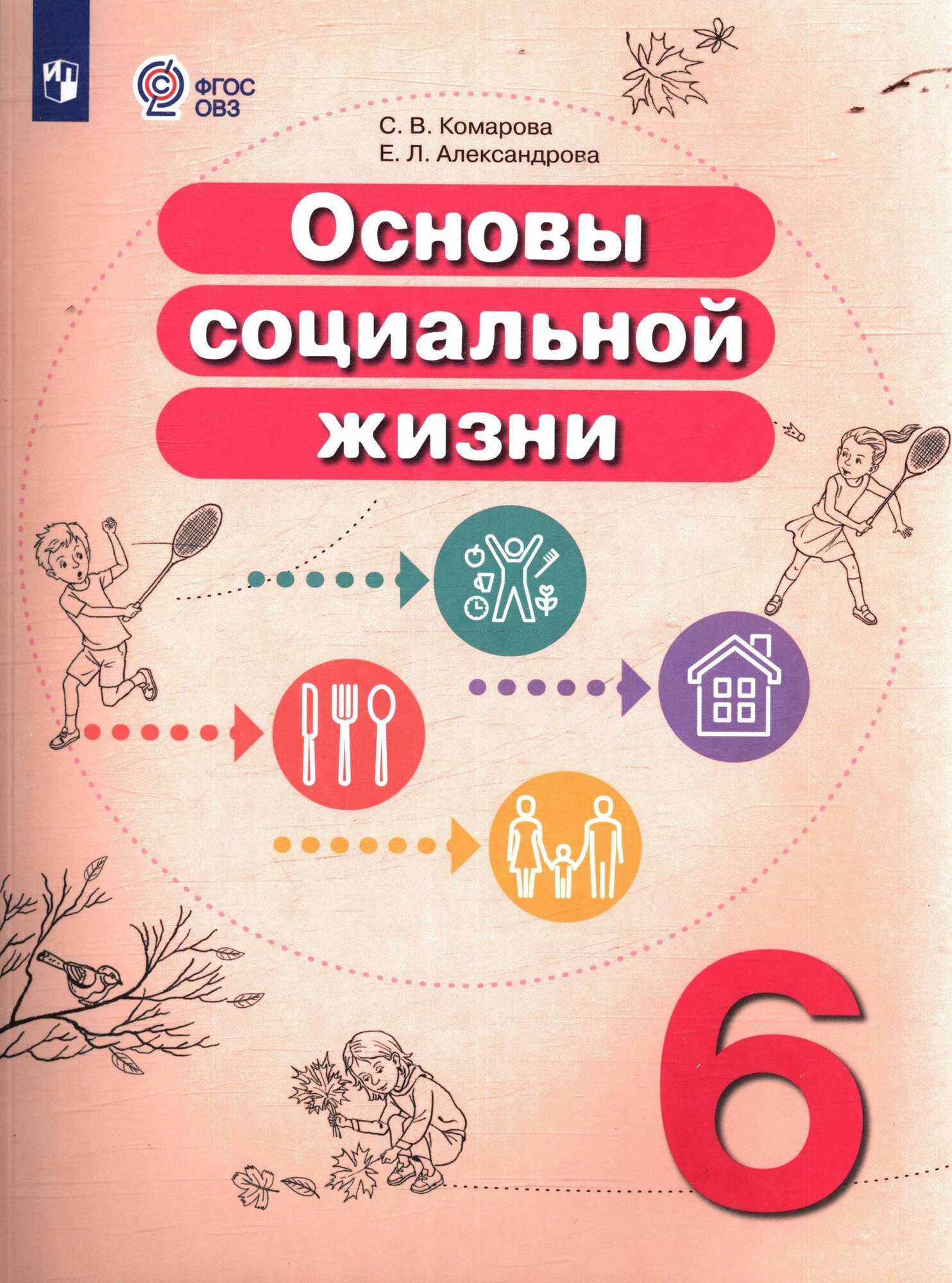 Комарова, Александрова: Основы социальной жизни для коррекционных учреждений 6 класс. Учебник Просвещение