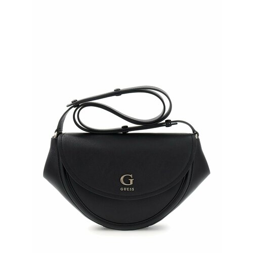 Сумка кросс-боди GUESS, фактура матовая, черный