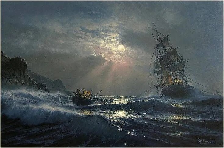 Алмазная мозаика "Ivan Konstantinovich Aivazovsky" 40*50 см, безрамная, идеальна для дома, украшения, подарков.