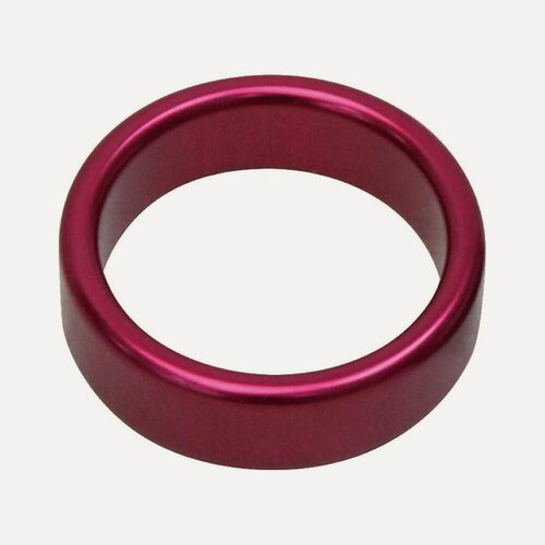 Изображение товара Металлическое эрекционное кольцо, 4 см, красное, Metal Wide Ring S Red