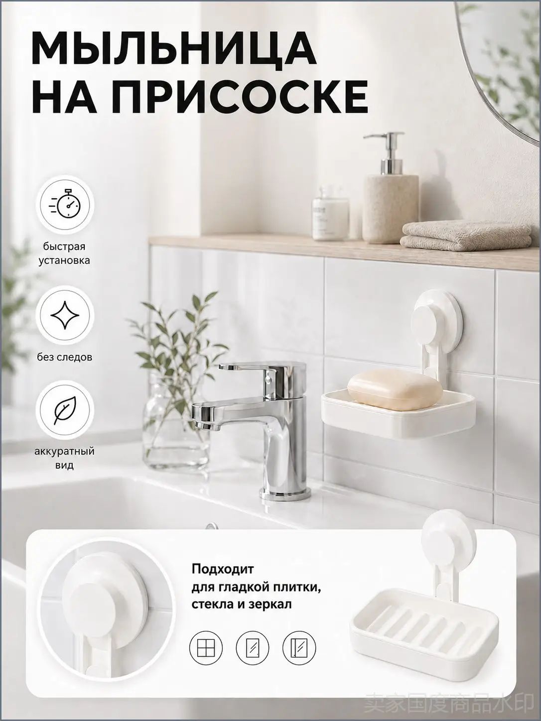 IKEA Мыльница "TISKEN