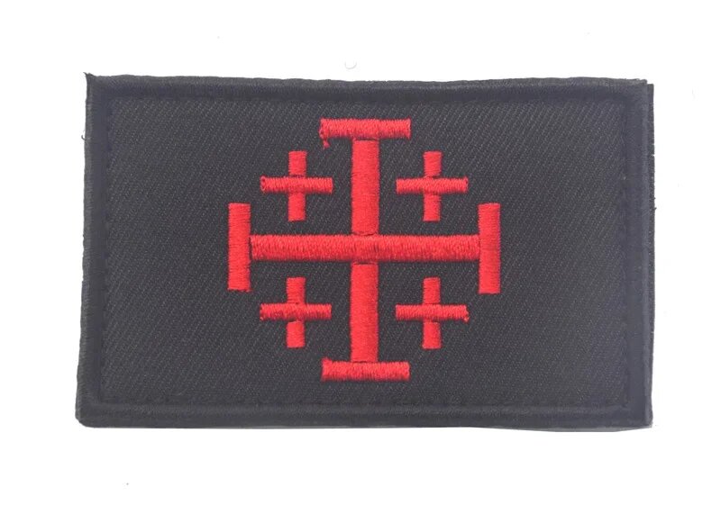 Нашивки с вышивкой «Рыцари Templar» 21 Embroidery 8X5CM