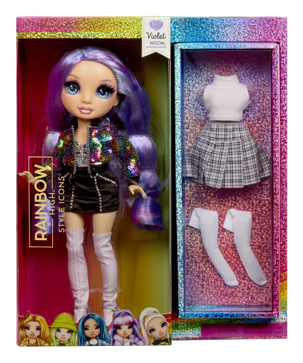 Кукла Rainbow High Violet, фиолетовый, 28 см