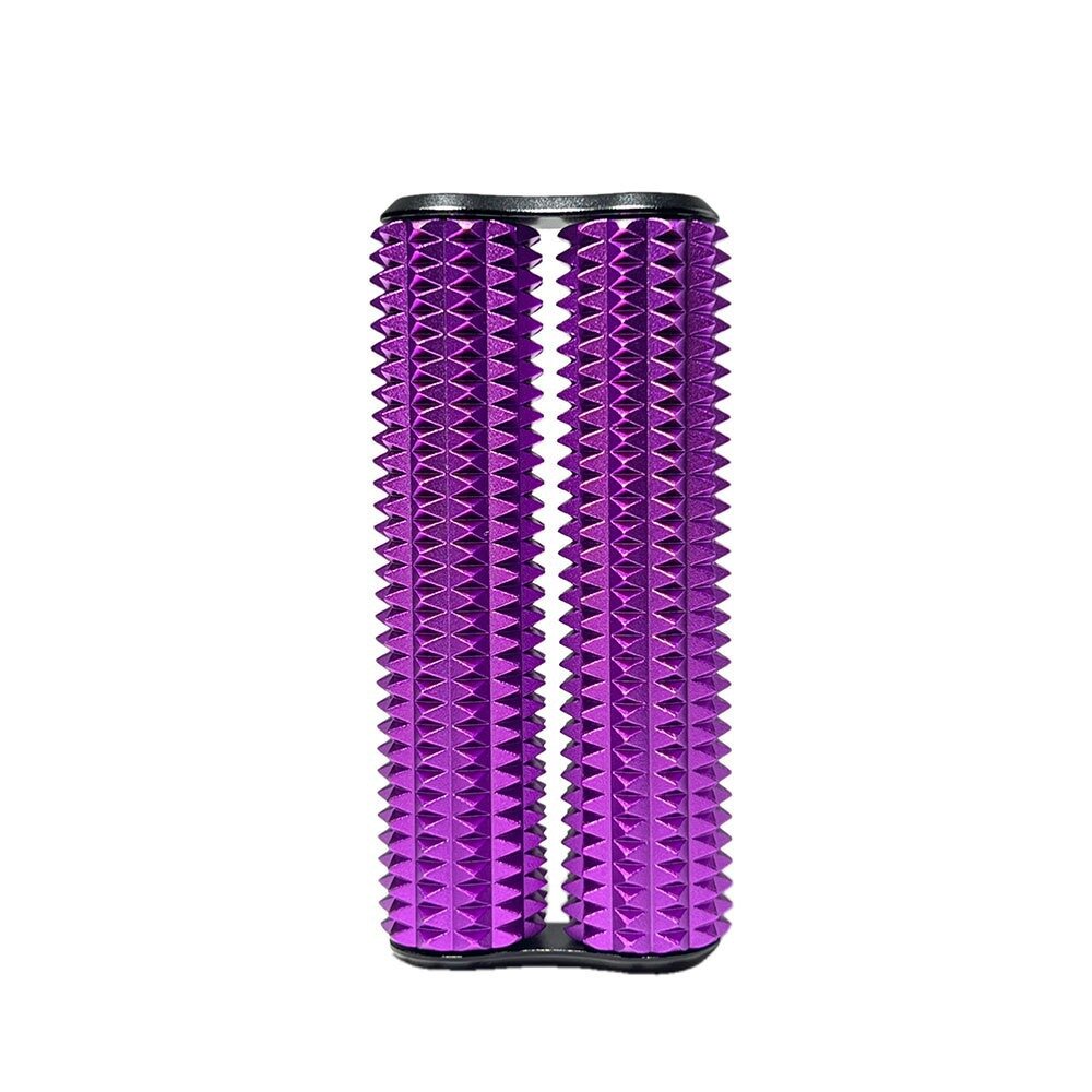 Металлический колючий ролик для снятия стресса Fidget Roller, ручная массажная палочка, игрушка, фиолетовый цвет