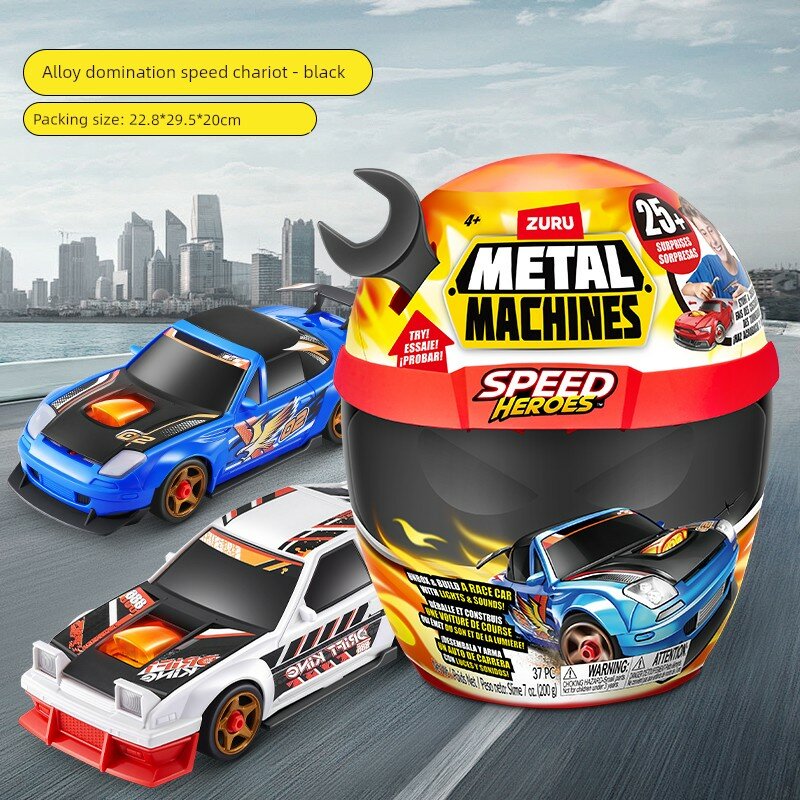 Zuru Speed Racers Черная Леговая Гоночная Машина С Шлемом В Сюрприз-Боксе Подарок Для Мальчиков 1 шт